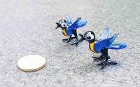 Blauw vogeltje miniatuur